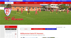 Desktop Screenshot of fc-hevesen.de