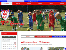 Tablet Screenshot of fc-hevesen.de